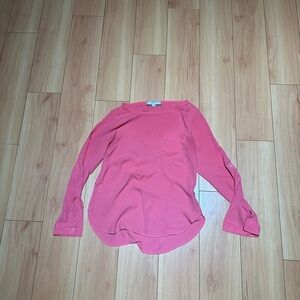 Pink coral loft blouse size XXSP